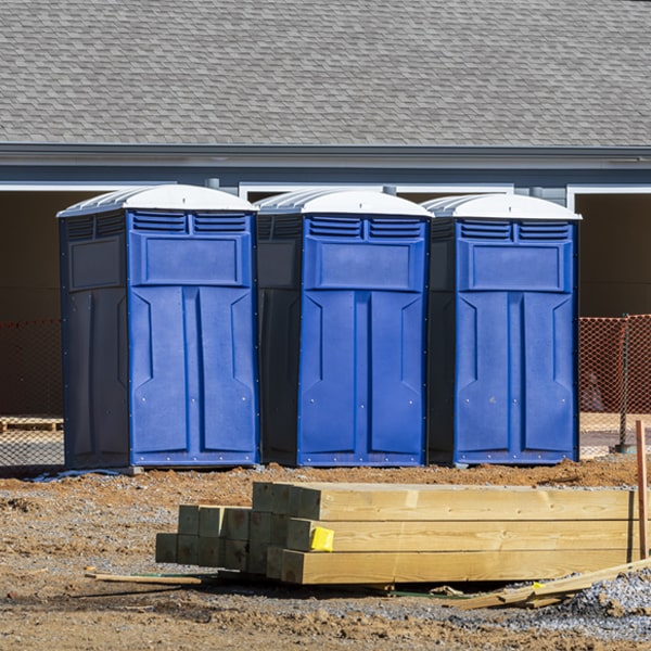 how can i report damages or issues with the portable restrooms during my rental period in Holland MN